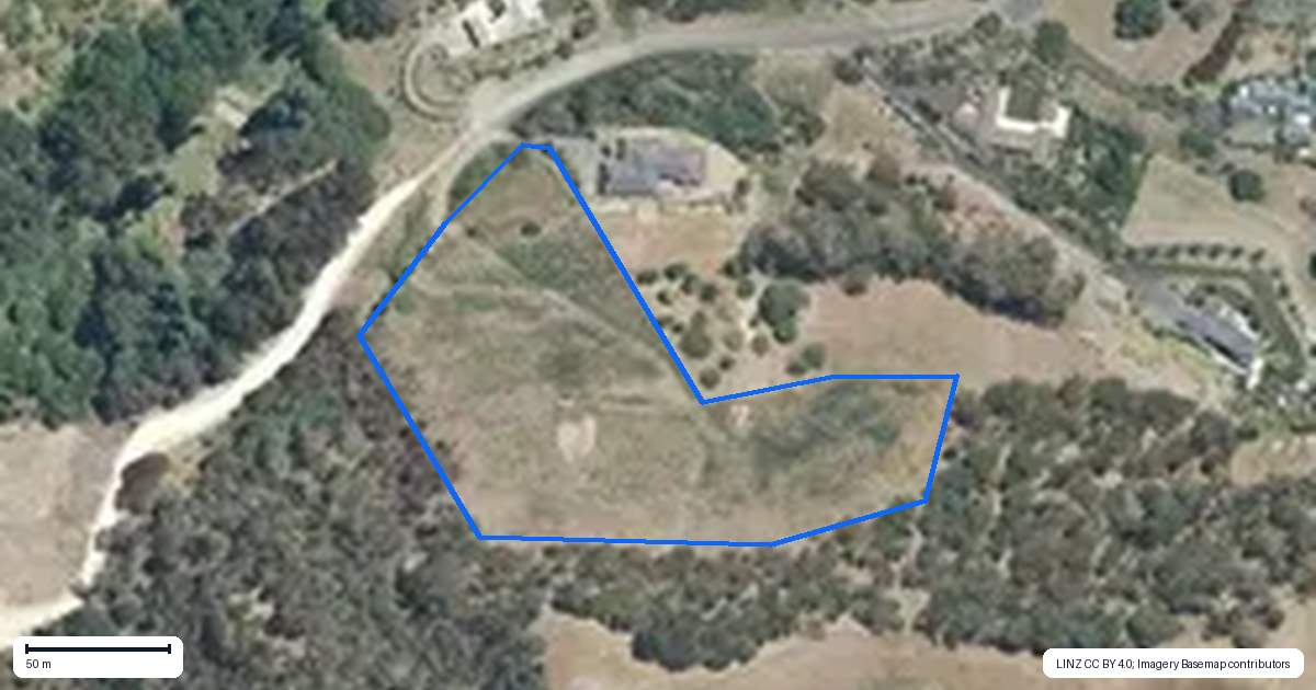 Property context map for 121 Endsleigh Drive, Havelock North