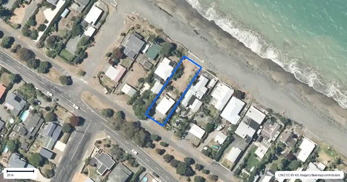 Property context map for 279 Clifton Road, Te Awanga