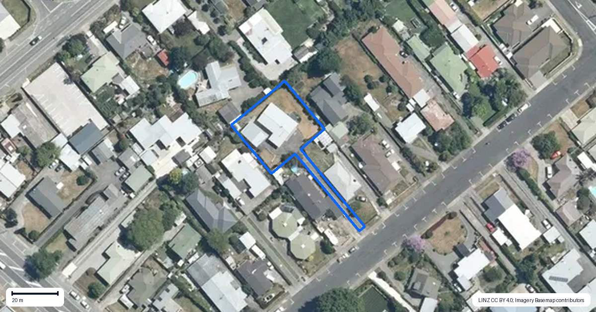 Property context map for 110 Frimley Avenue, Frimley, Hastings