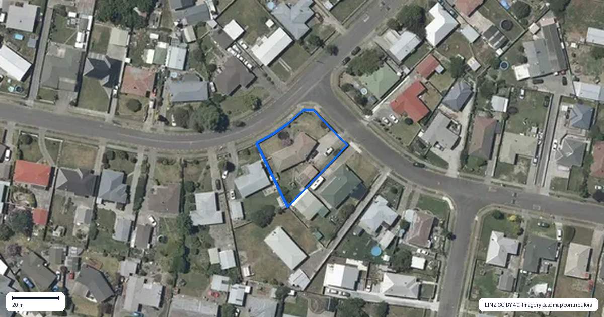 Property context map for 13 Alexander Avenue, Onekawa, Napier
