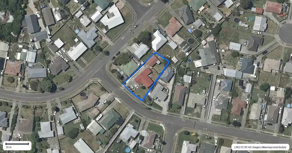 Property context map for 3 Curling Crescent, Onekawa, Napier