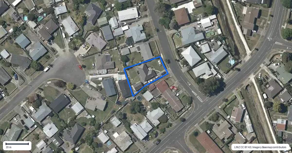 Property context map for 57 James Foley Avenue, Pirimai, Napier