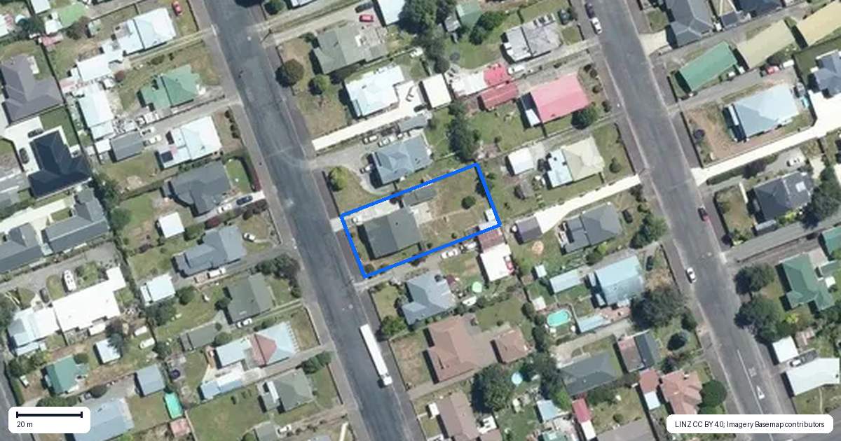 Property context map for 51 Allardice Street, Dannevirke