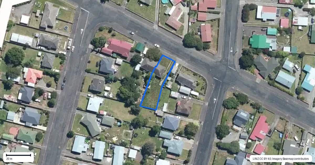 Property context map for 8 Gertrude Street, Dannevirke