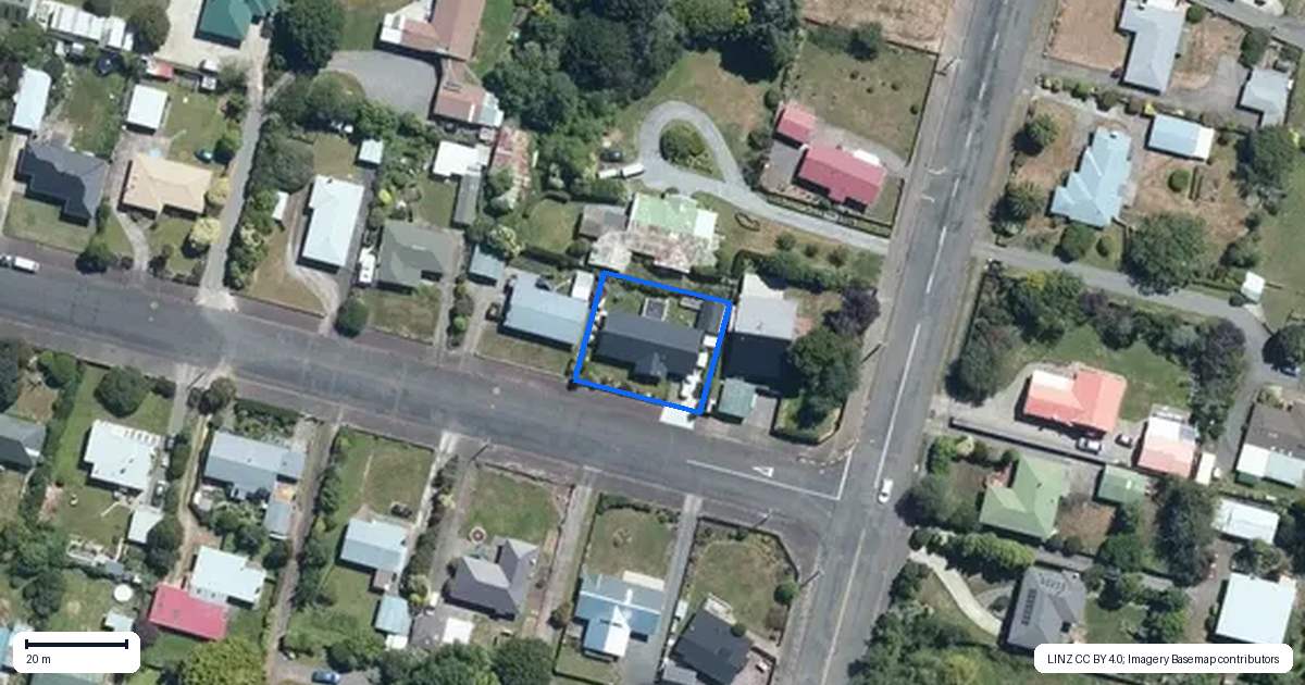 Property context map for 2 Ransom Street, Dannevirke