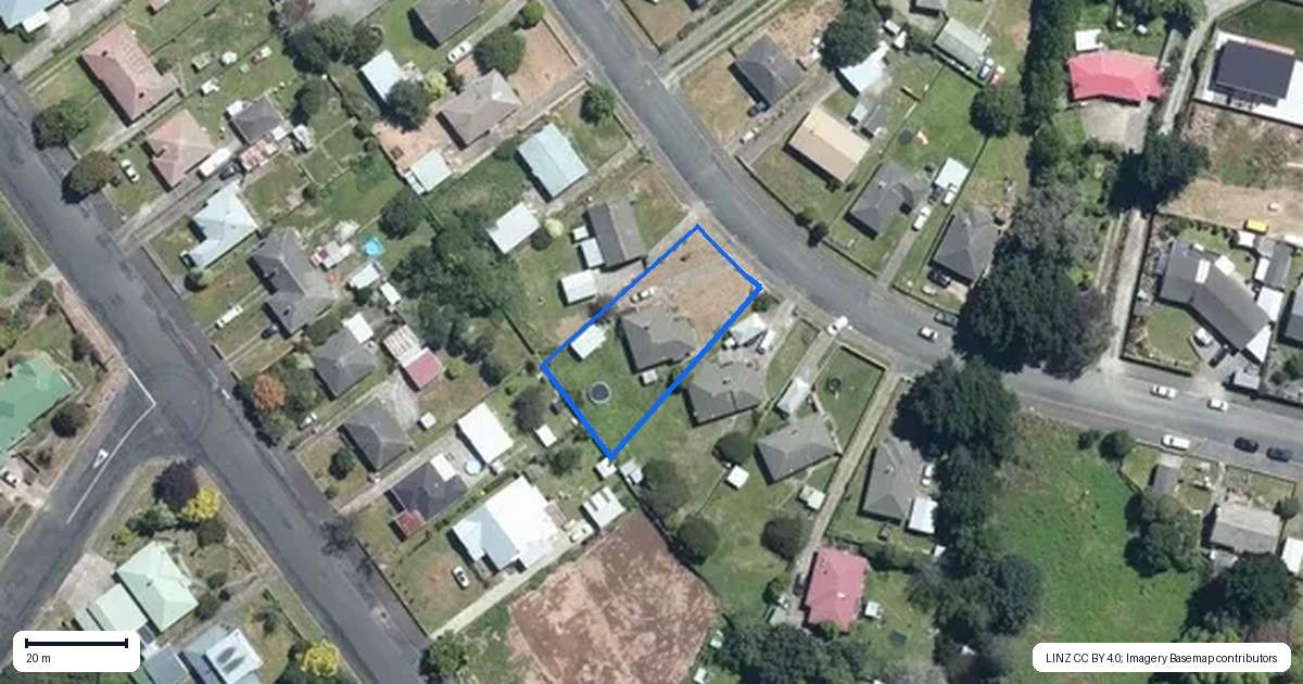 Property context map for 13 Hartgill Crescent, Dannevirke