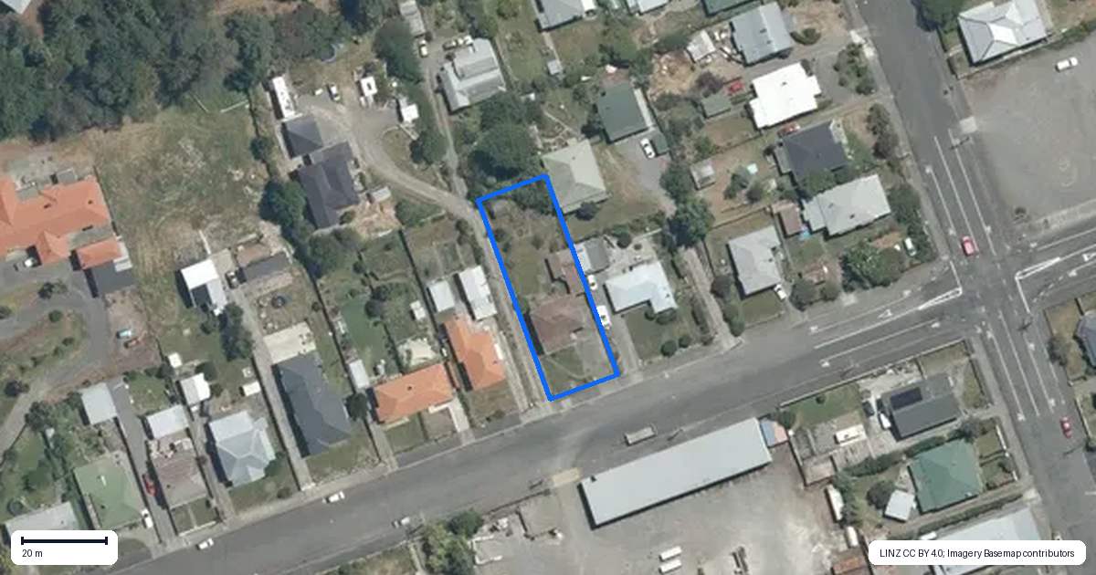 Property context map for 34 Waverley Street, Waipawa