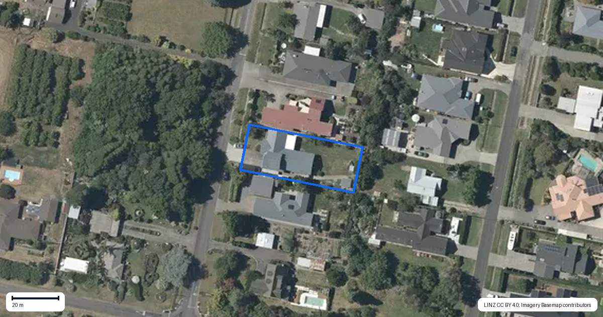 Property context map for 14 Jervois Road, Jervoistown, Napier