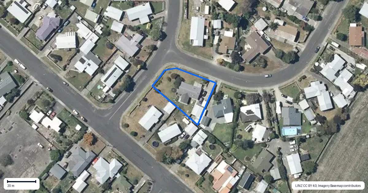 Property context map for 30 Sutton Avenue, Clive