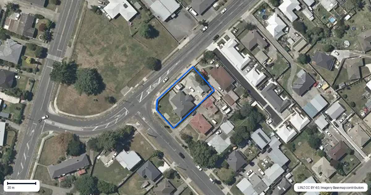 Property context map for 2 Geddis Avenue, Maraenui, Napier