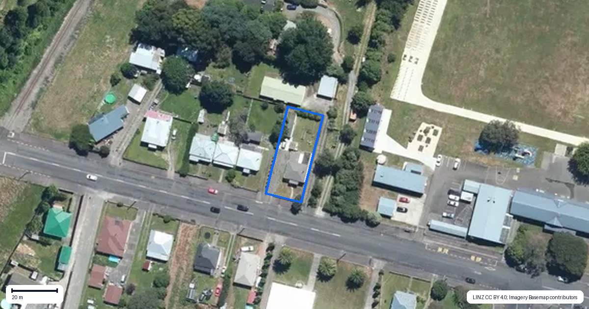 Property context map for 18 Cole Street, Dannevirke