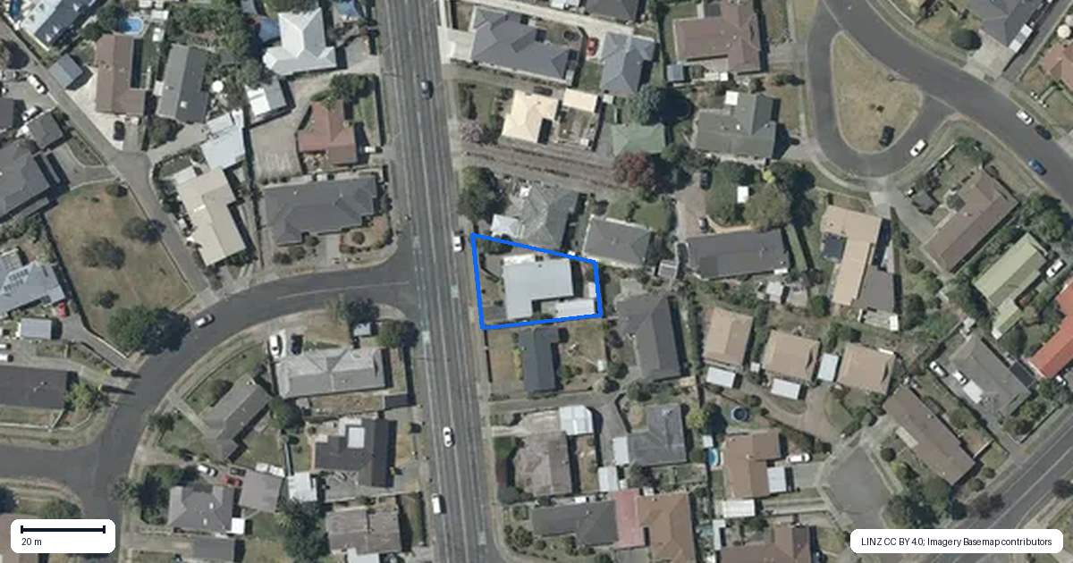 Property context map for 44 Guppy Road, Greenmeadows, Napier