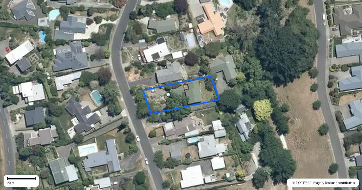 Property context map for 21 Selwyn Road, Havelock North