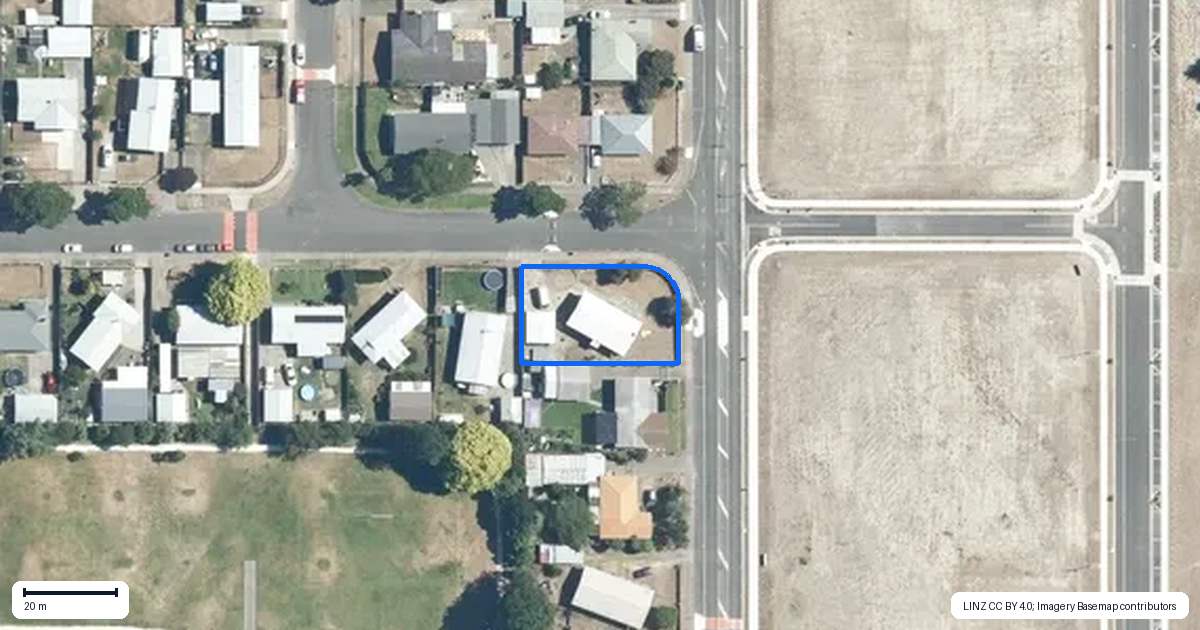 Property context map for 1 Berwick Street, Flaxmere, Hastings