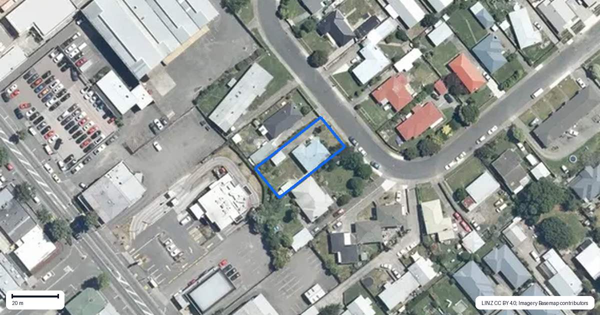 Property context map for 201 Nikau Street, Saint Leonards, Hastings