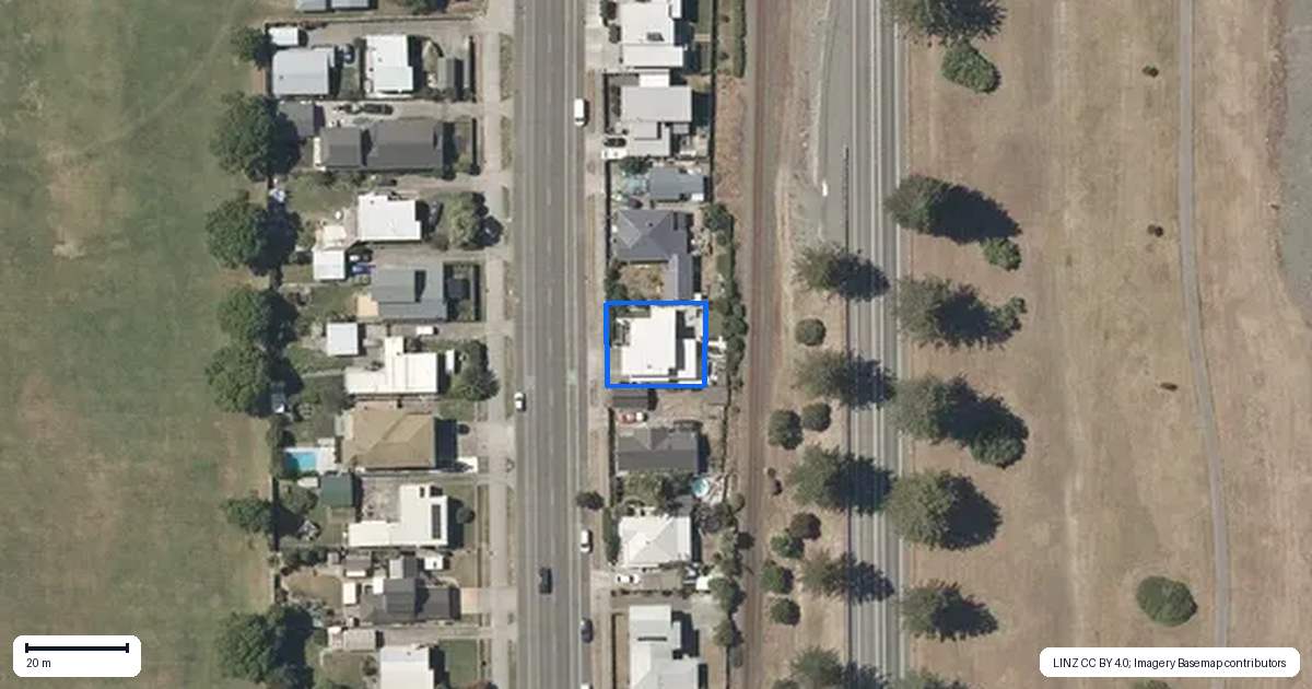Property context map for 86A Te Awa Avenue, Te Awa, Napier