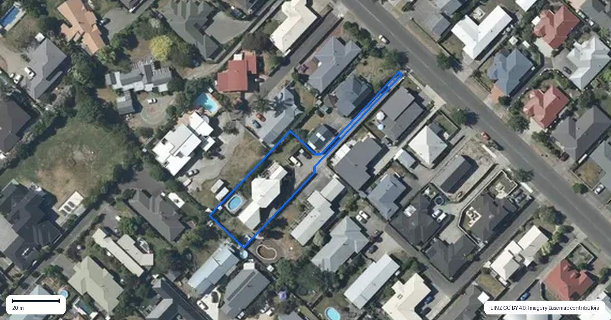 Property context map for 158 Auckland Road, Greenmeadows, Napier