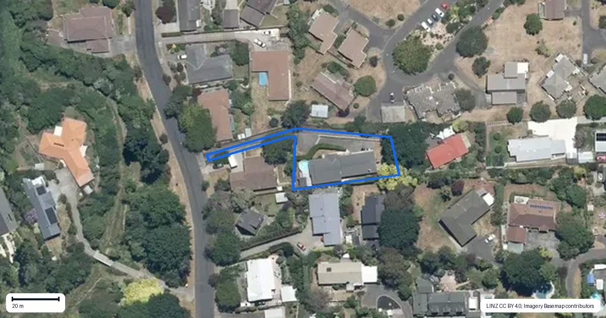 Property context map for 73 James Cook Street, Havelock North