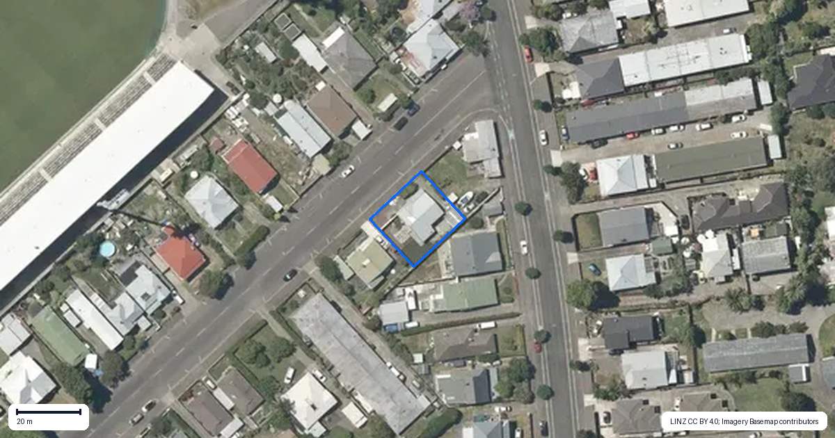 Property context map for 2 McVay Street, Napier South, Napier