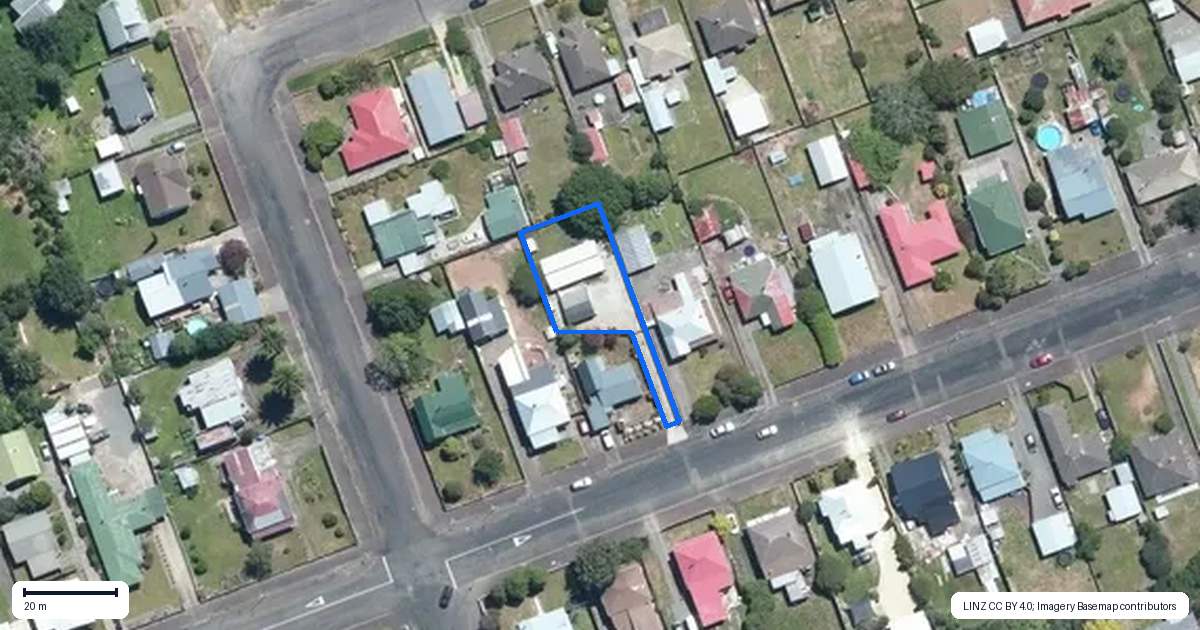 Property context map for 31B Tennyson Street, Dannevirke