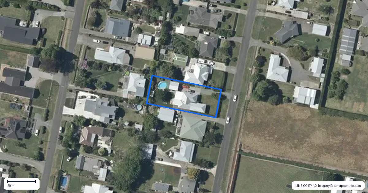 Property context map for 41 Napier Street, Jervoistown, Napier