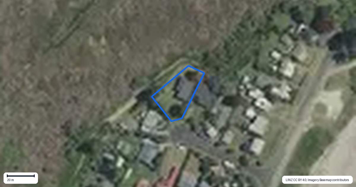 Property context map for 6 Rhona Place, Mahia