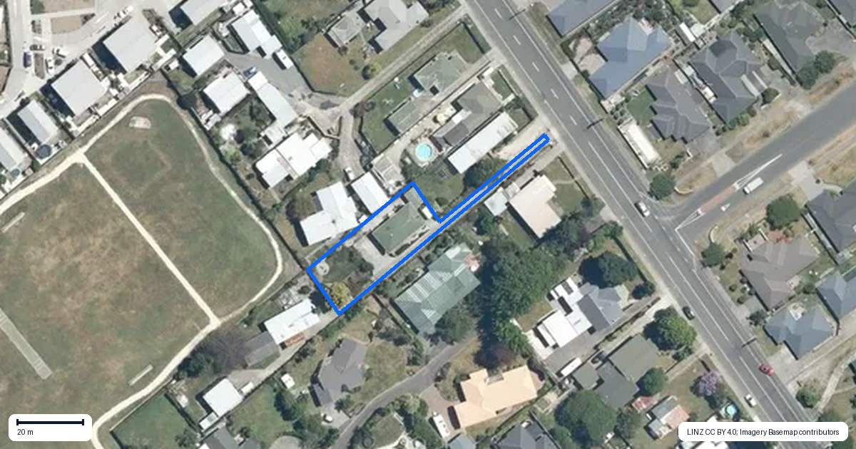 Property context map for 812 Williams Street, Mahora, Hastings