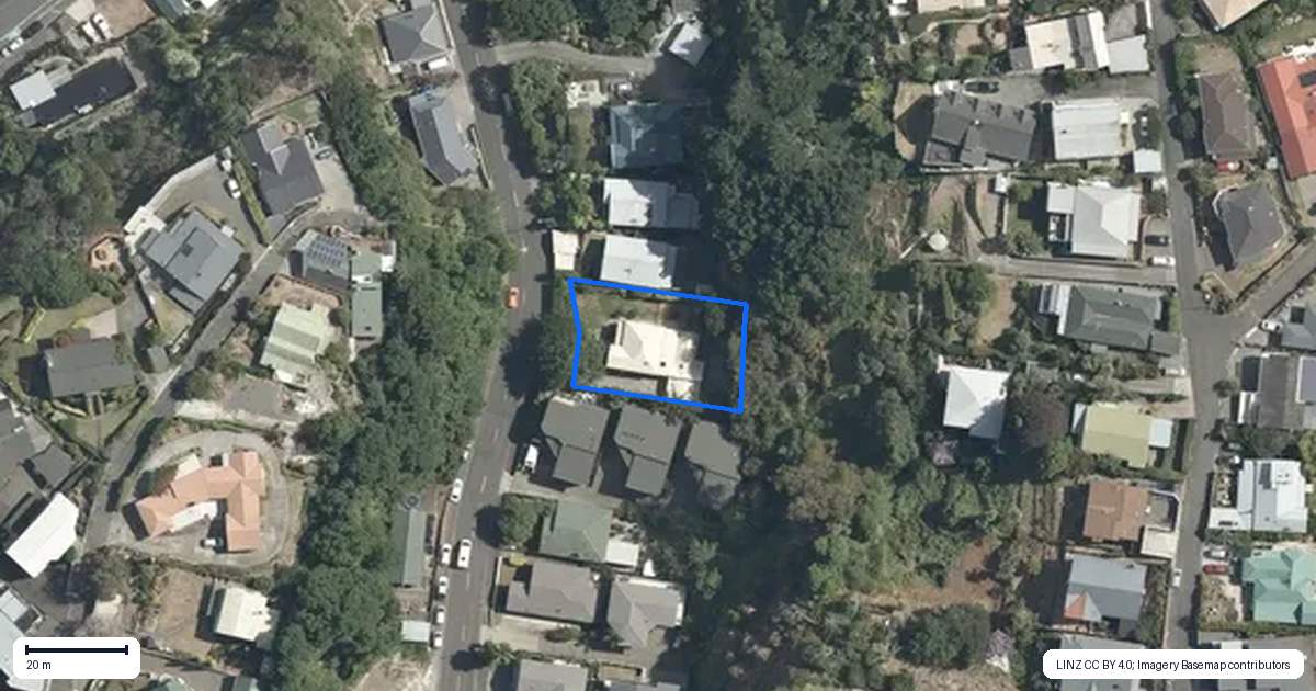 Property context map for 161 Milton Road, Bluff Hill, Napier