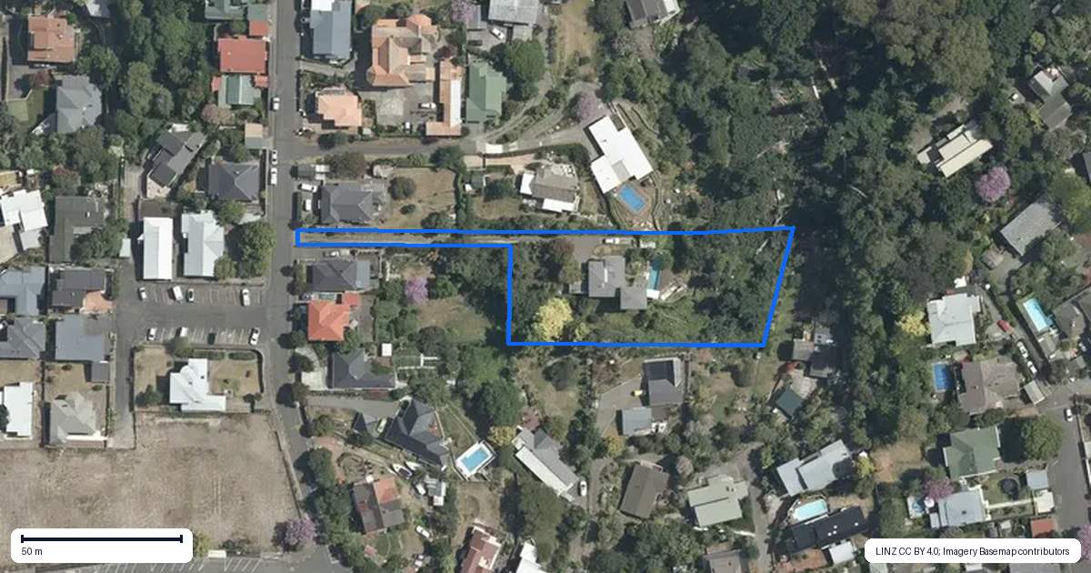 Property context map for 109 Chaucer Road North, Hospital Hill, Napier