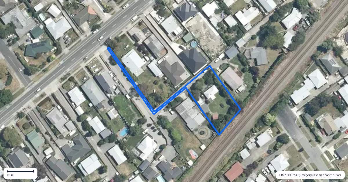 Property context map for 919C Nelson Street North, Mahora, Hastings