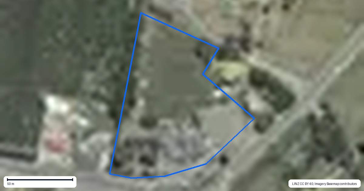 Property context map for 340 Meeanee Road, Meeanee, Napier