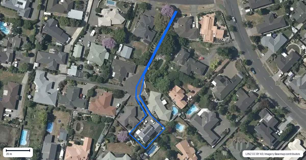 Property context map for 3A Mission Road, Greenmeadows, Napier