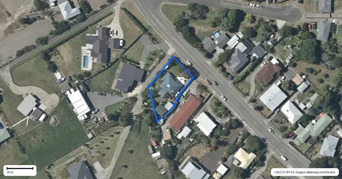 Property context map for 23 Petane Road, Bay View, Napier