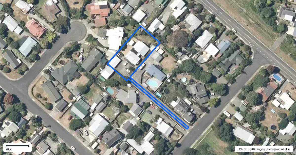 Property context map for 10 Oregon Road, Te Awanga
