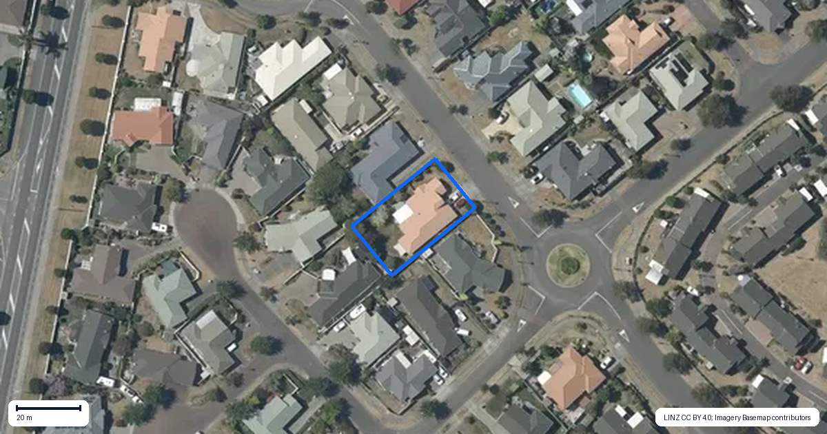 Property context map for 34 Balmoral Street, Taradale, Napier