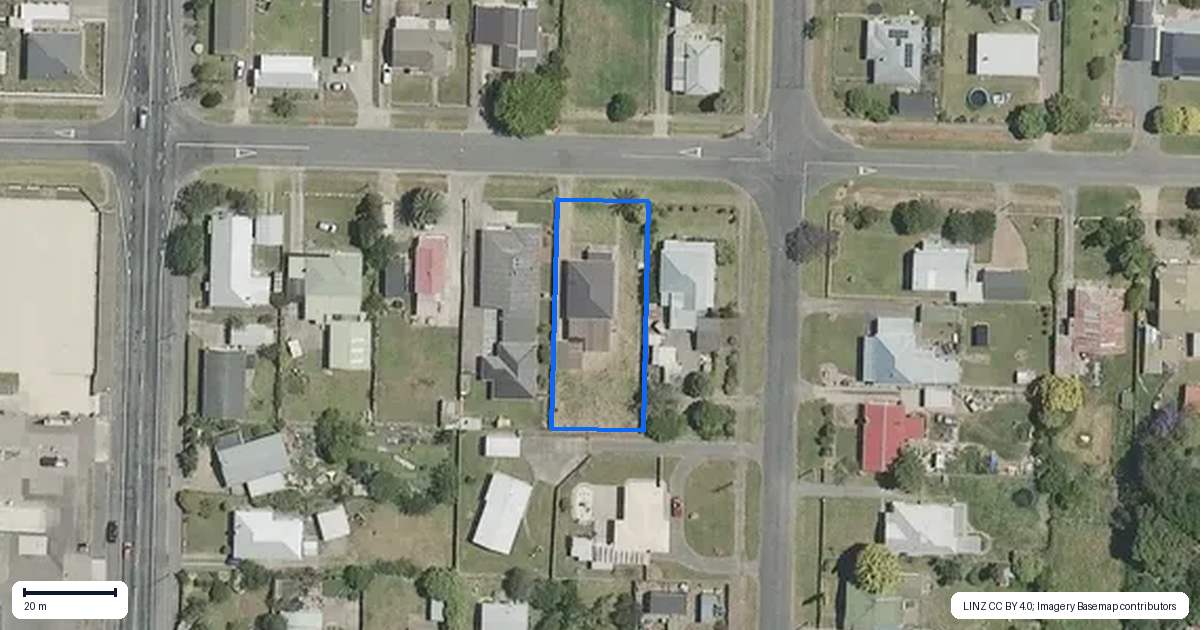 Property context map for 28 Somerville Street, Wairoa