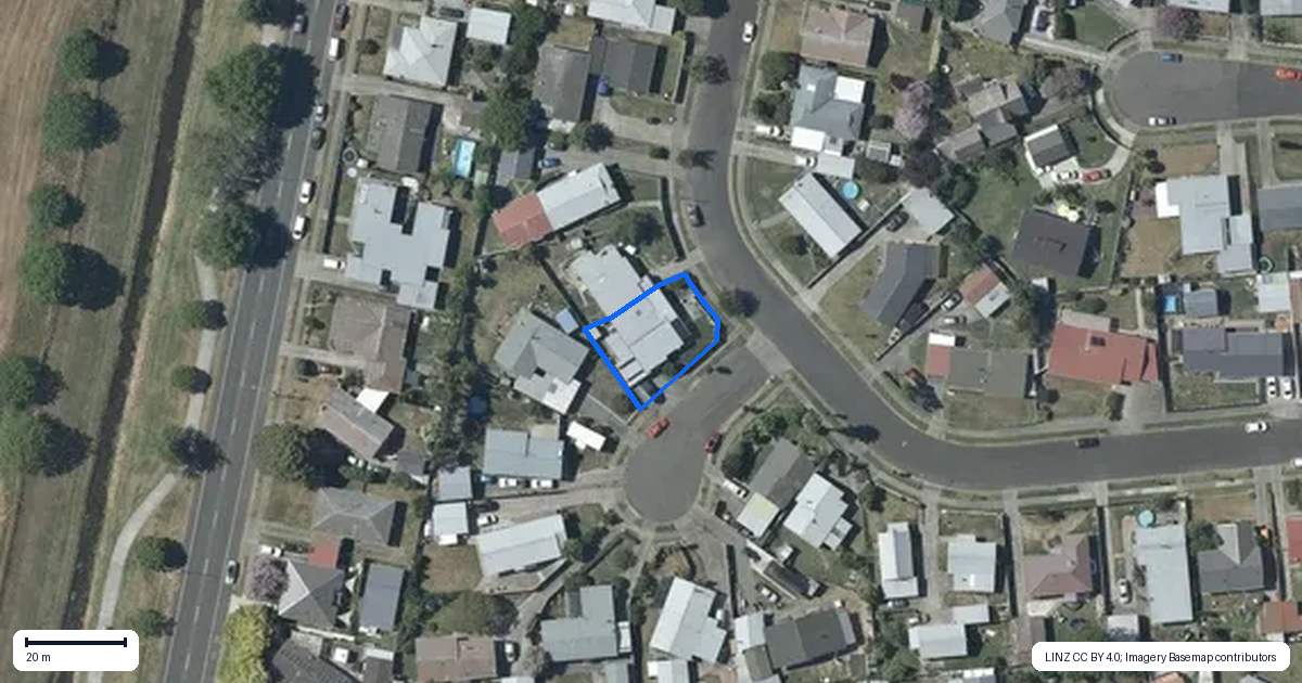 Property context map for 43 Lanark Place, Tamatea, Napier