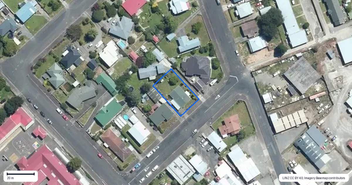 Property context map for 2A Hunter Street, Dannevirke