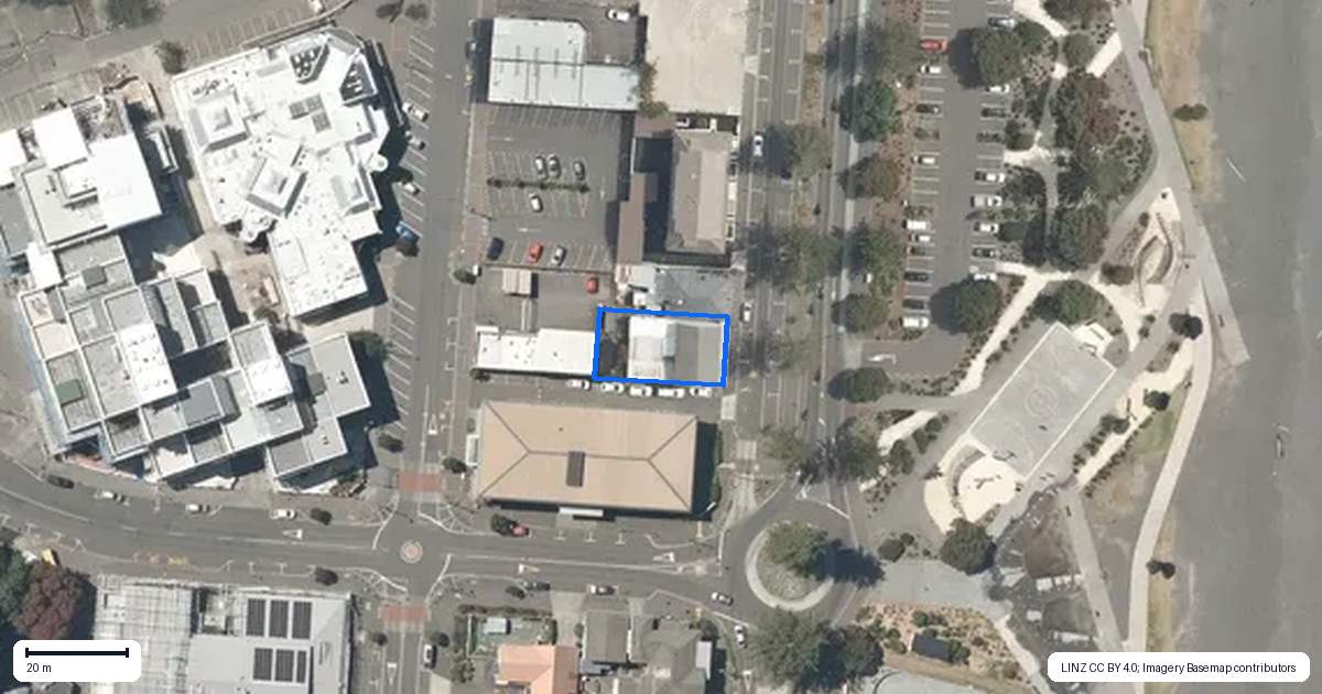 Property context map for 259 Marine Parade, Napier South, Napier