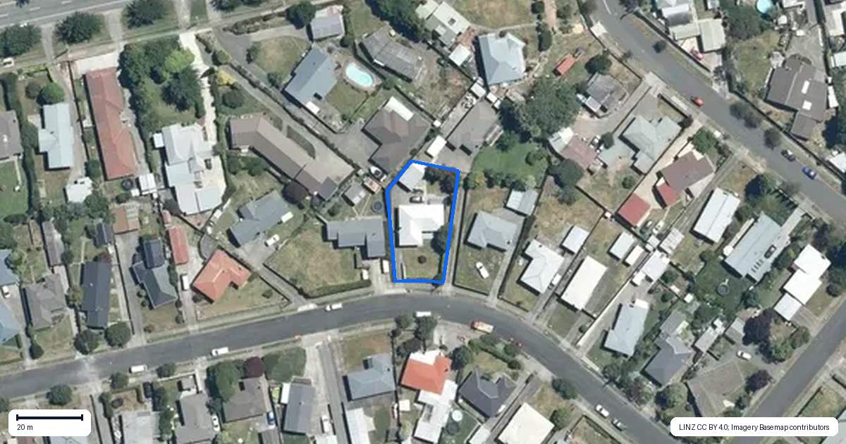 Property context map for 21 Elliott Crescent, Havelock North