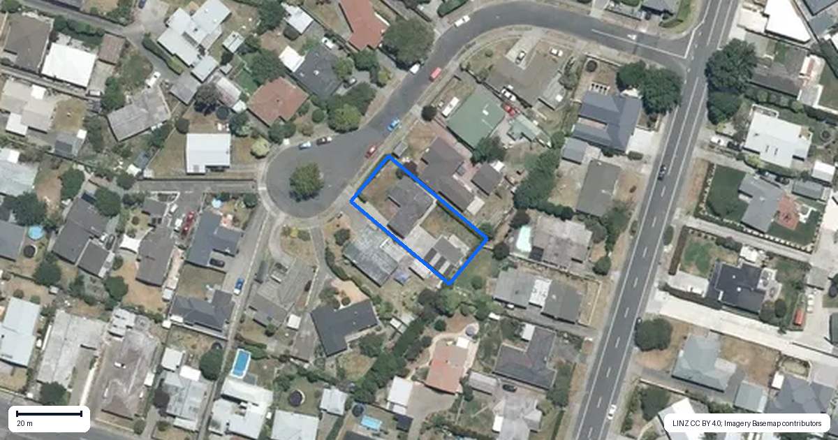 Property context map for 7 Bale Place, Havelock North
