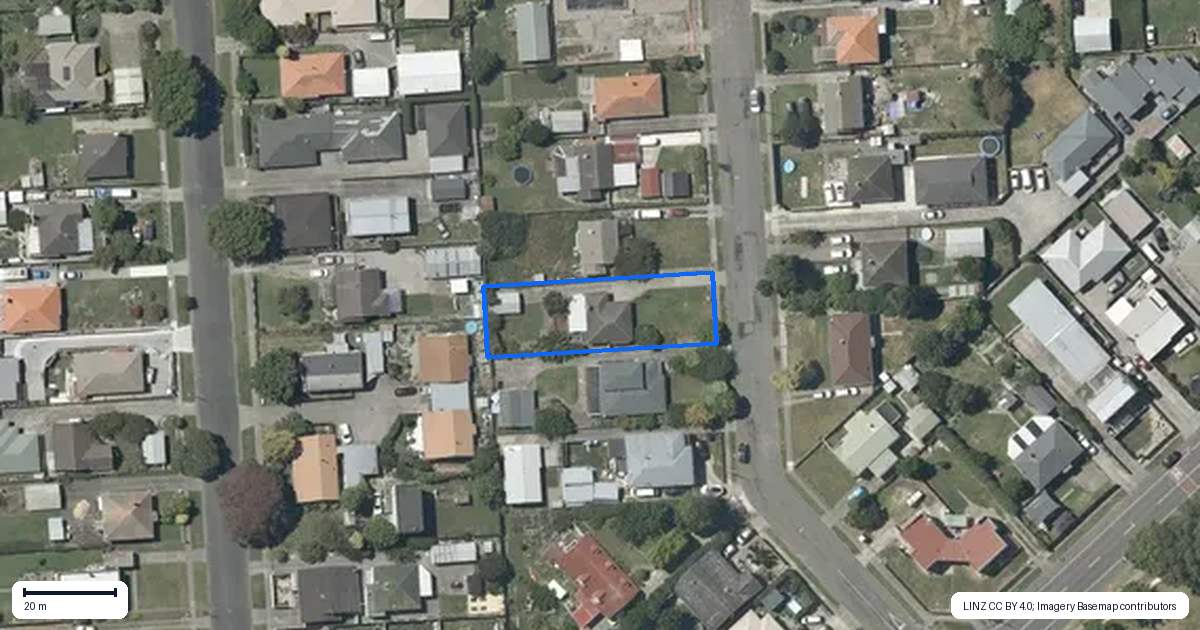Property context map for 55 Bedford Road, Marewa, Napier