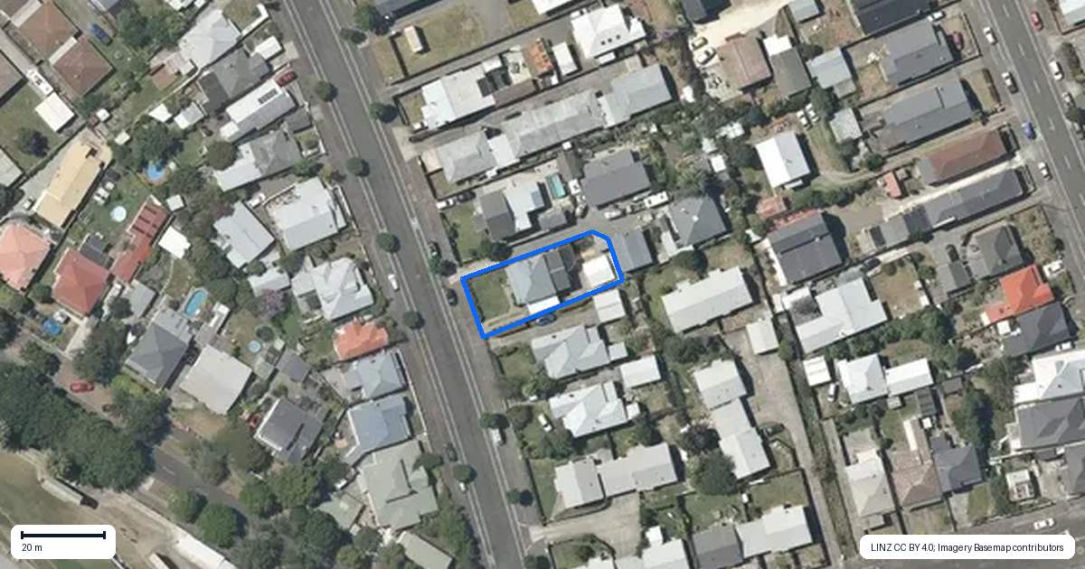 Property context map for 81 Nelson Crescent, Napier South, Napier