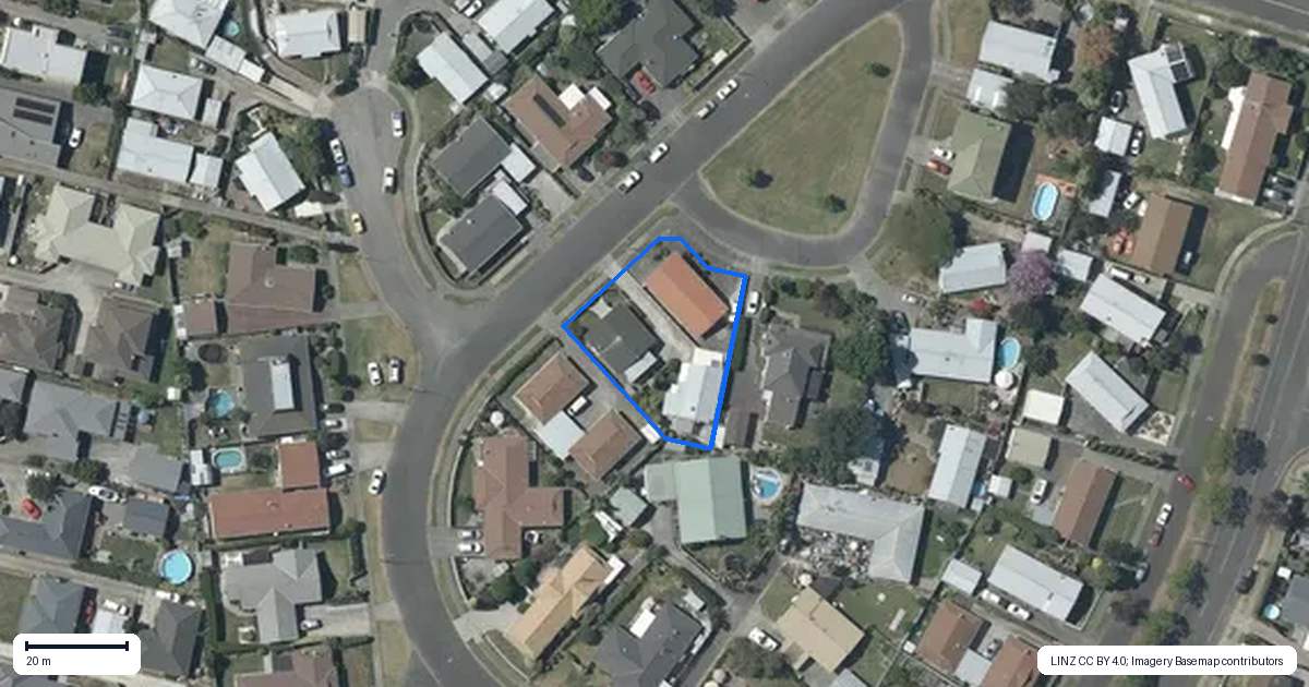 Property context map for 3/17 Townshend Crescent, Greenmeadows, Napier