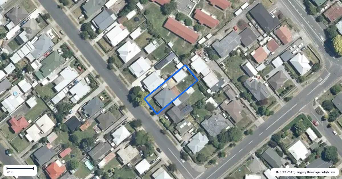 Property context map for 422 Massey Street, Akina, Hastings