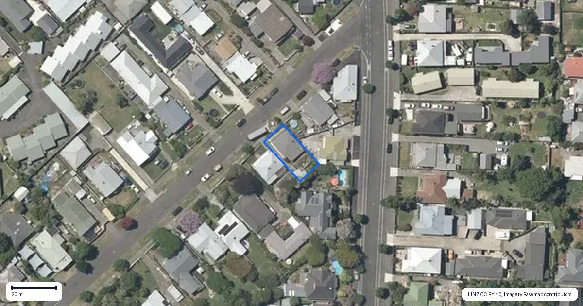 Property context map for 4 Ashridge Road, Napier South, Napier