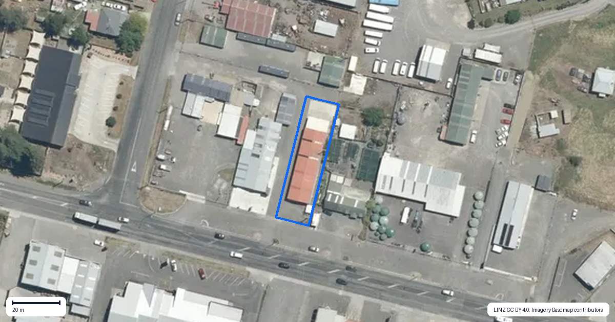 Property context map for 42 Takapau Road, Waipukurau