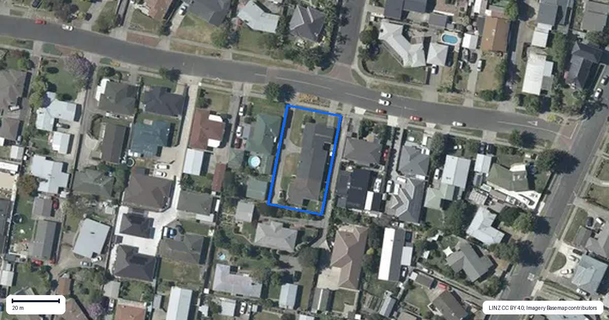 Property context map for 1/15 Gebbie Road, Taradale, Napier