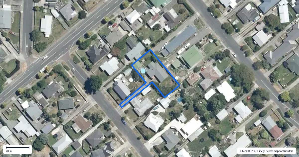 Property context map for 804A Clive Street, Akina, Hastings