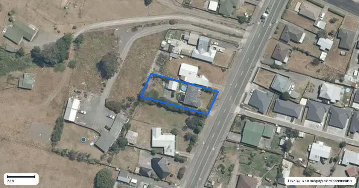 Property context map for 112 Racecourse Road, Waipukurau